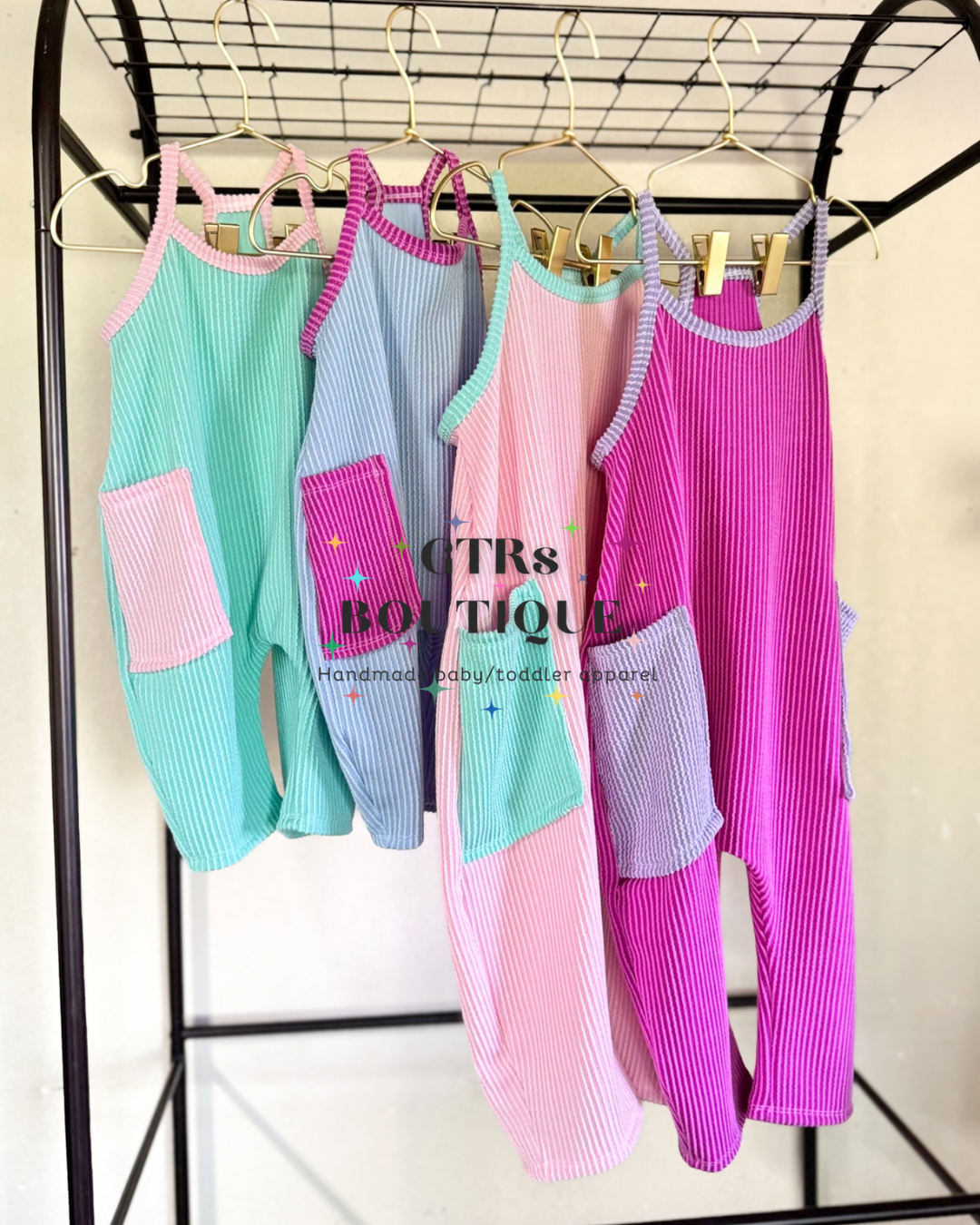 Color block Urban Rib Knit Romper, Baby & Toddler Terran Rompe