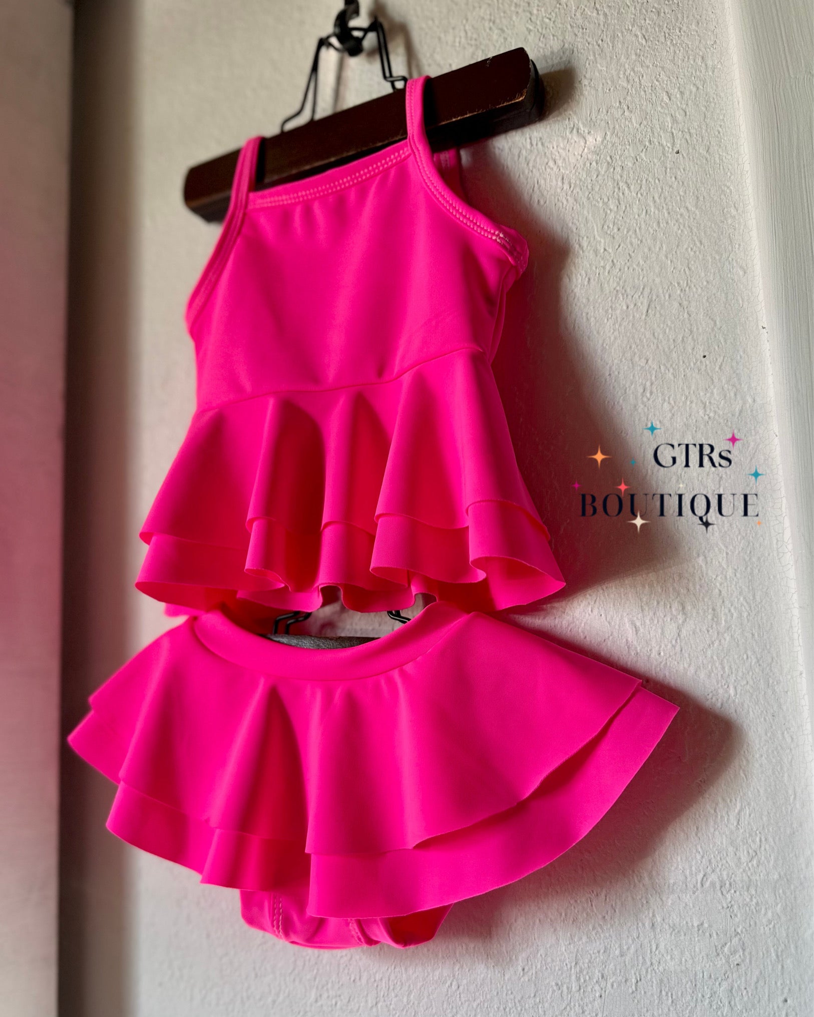 toddler neon swim set