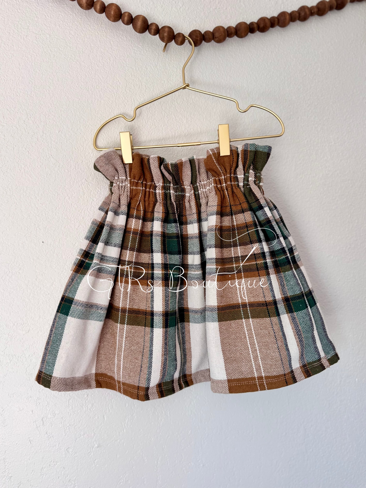 Flannel skirt size 7