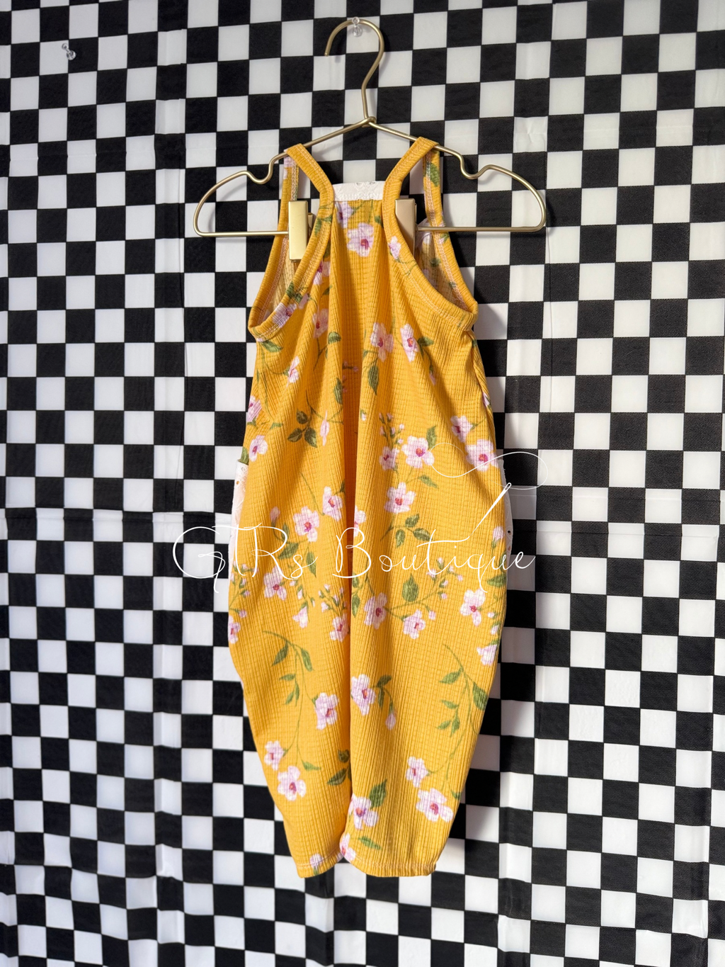 Floral Terran Romper size 12/18m