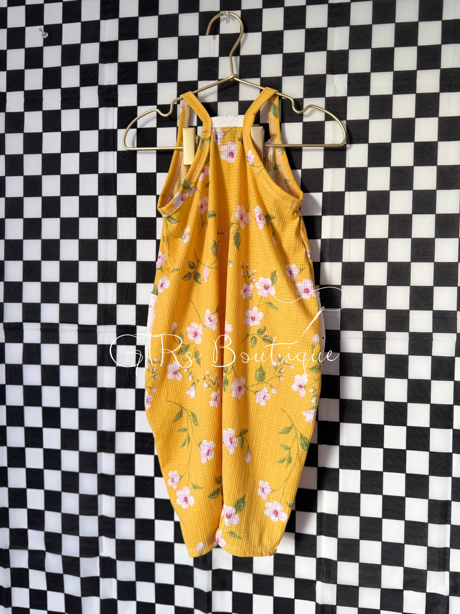 Floral Terran Romper size 12/18m