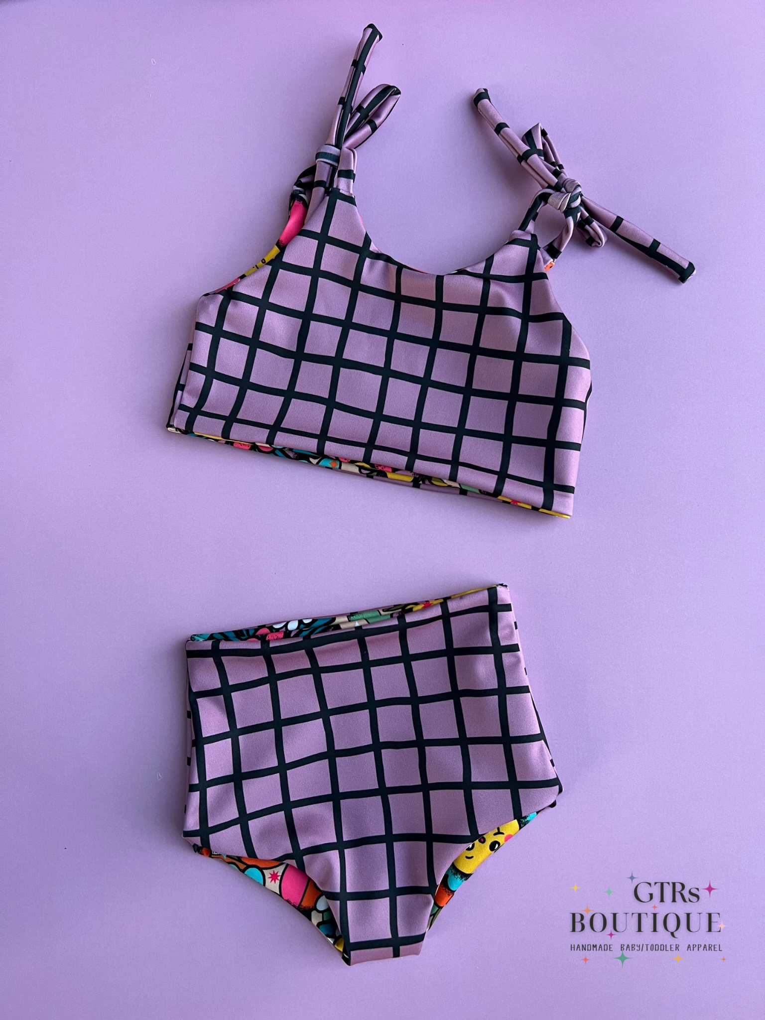 MTO Groovy Floral Swim Set