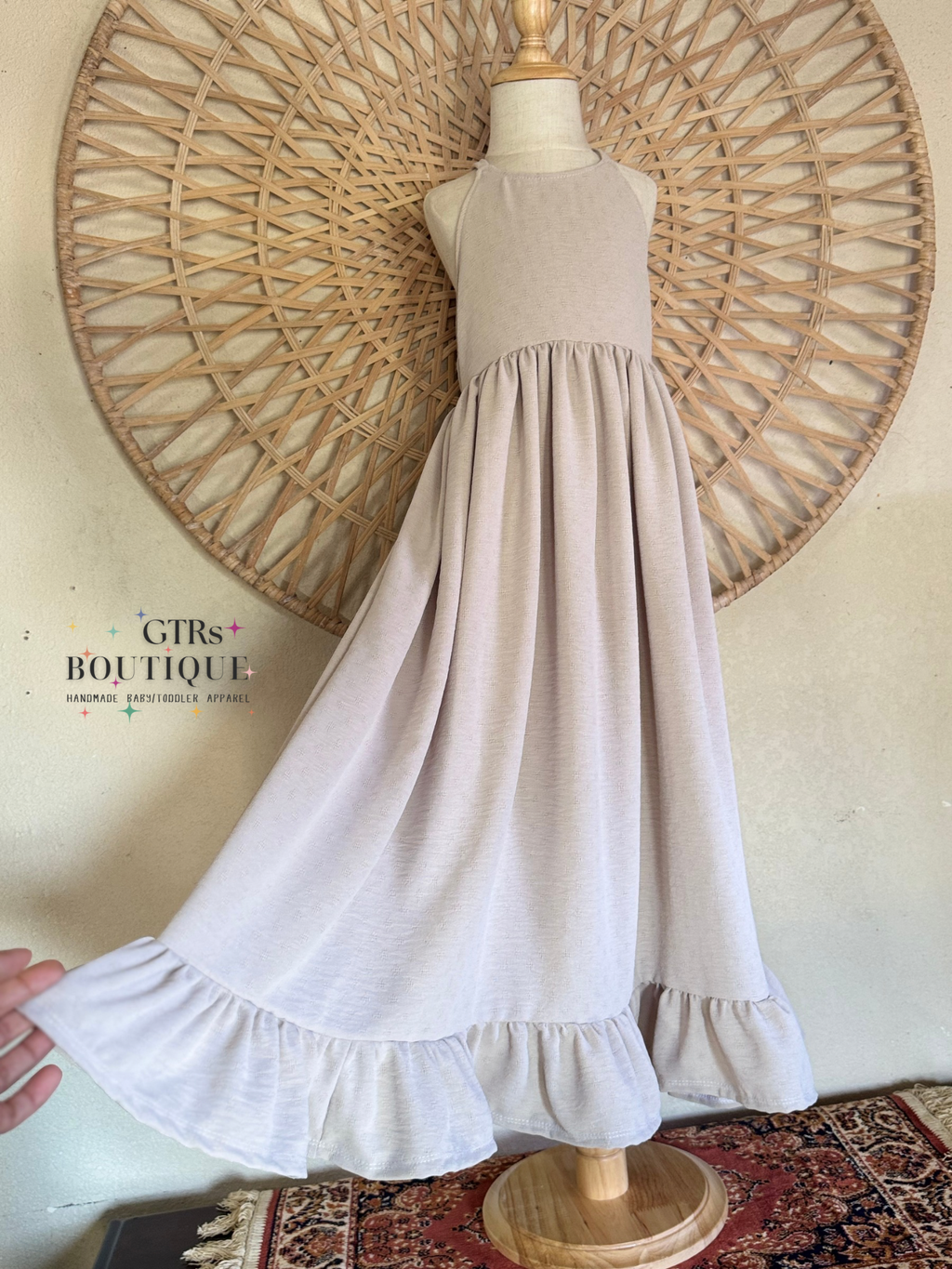 Kids Blue Maxi Amsterdam dress