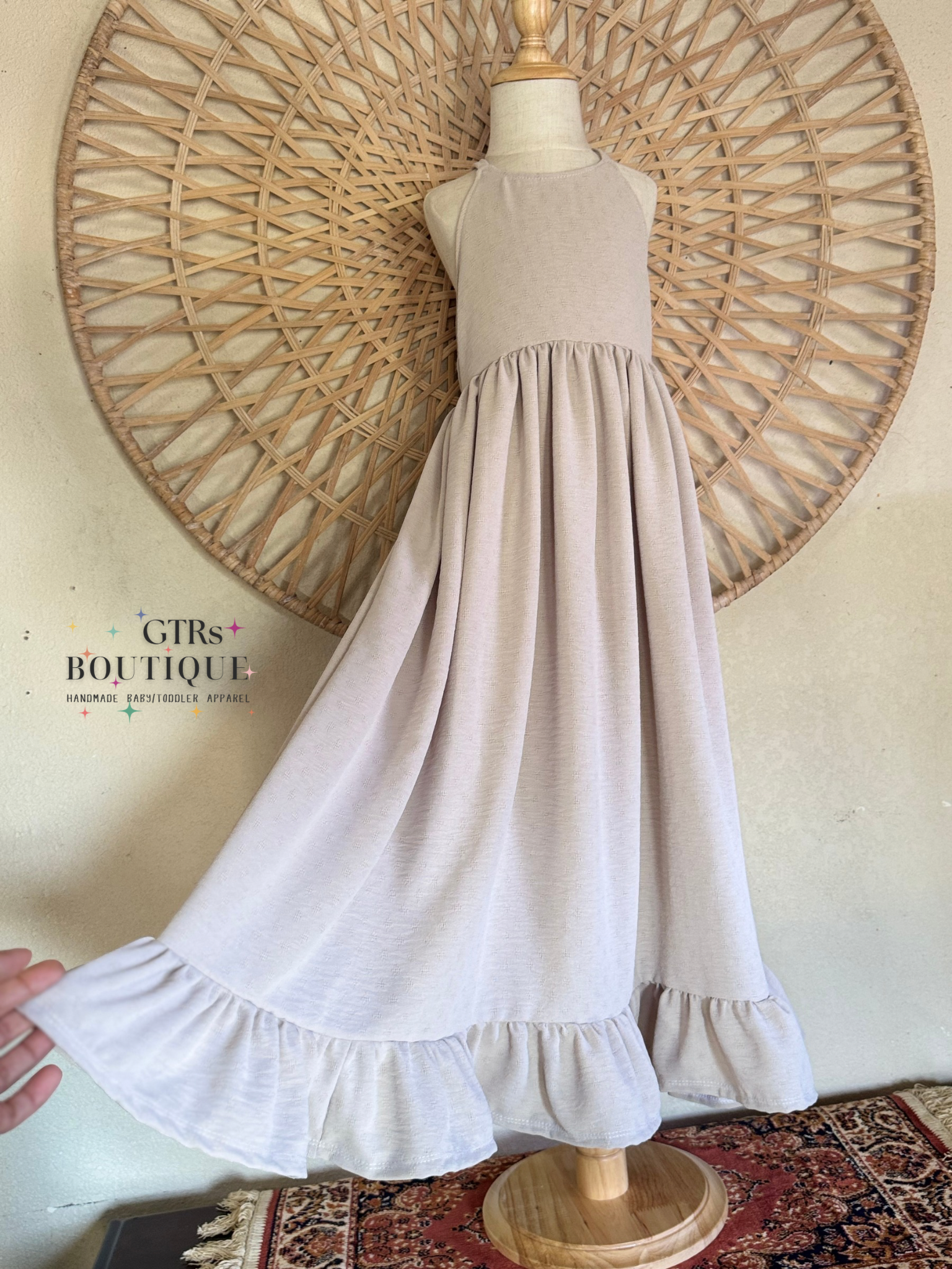 Kids Blue Maxi Amsterdam dress