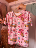 Girls basic tee size 6y