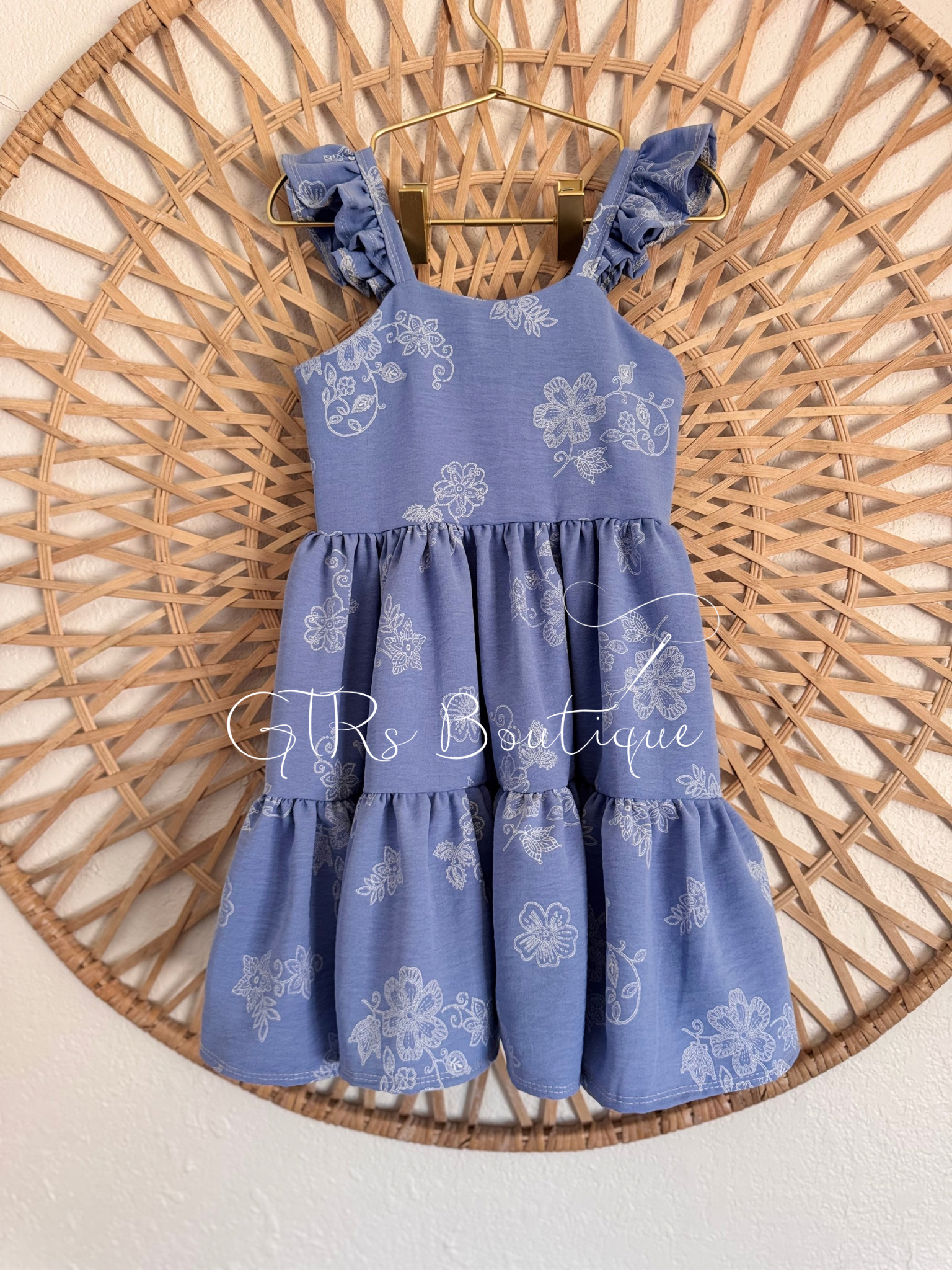 Girls size 5T Floral Malibu dress