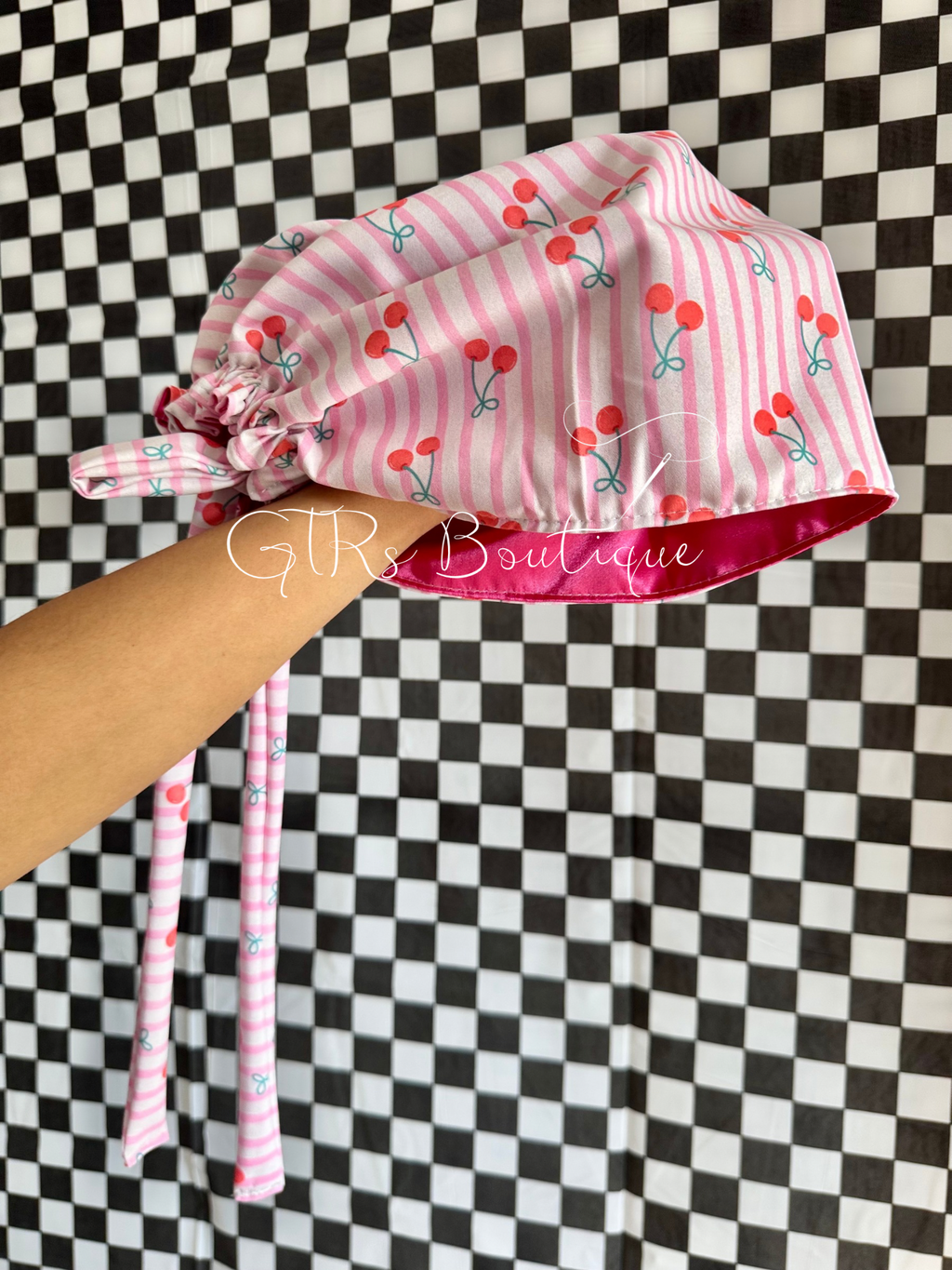 Women's Euro Scrub Cap, Ponytail Scrub Cap