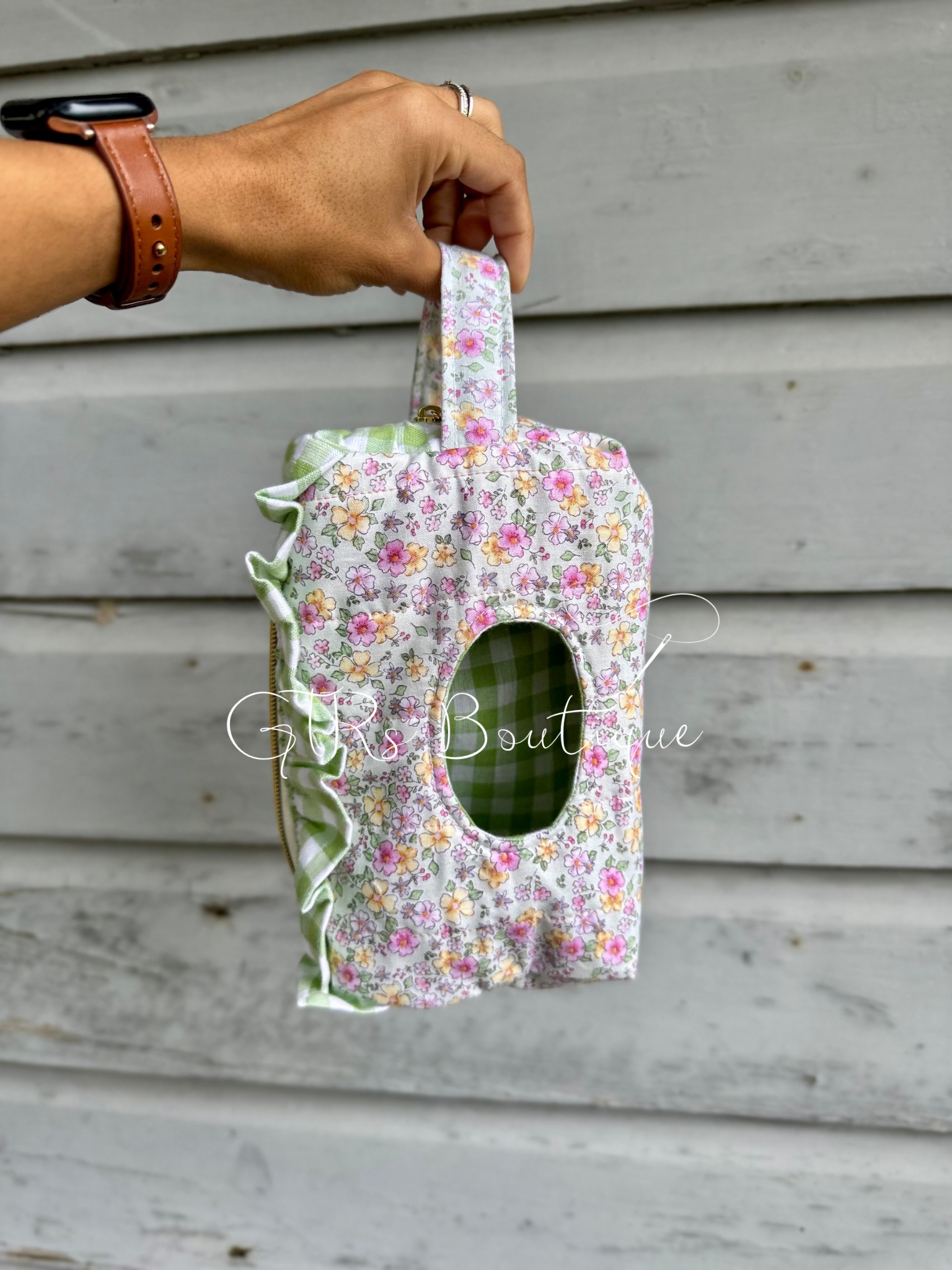 Custom Order Double zipper wipe pouch