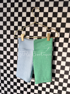 Kids oversized blocked tee set