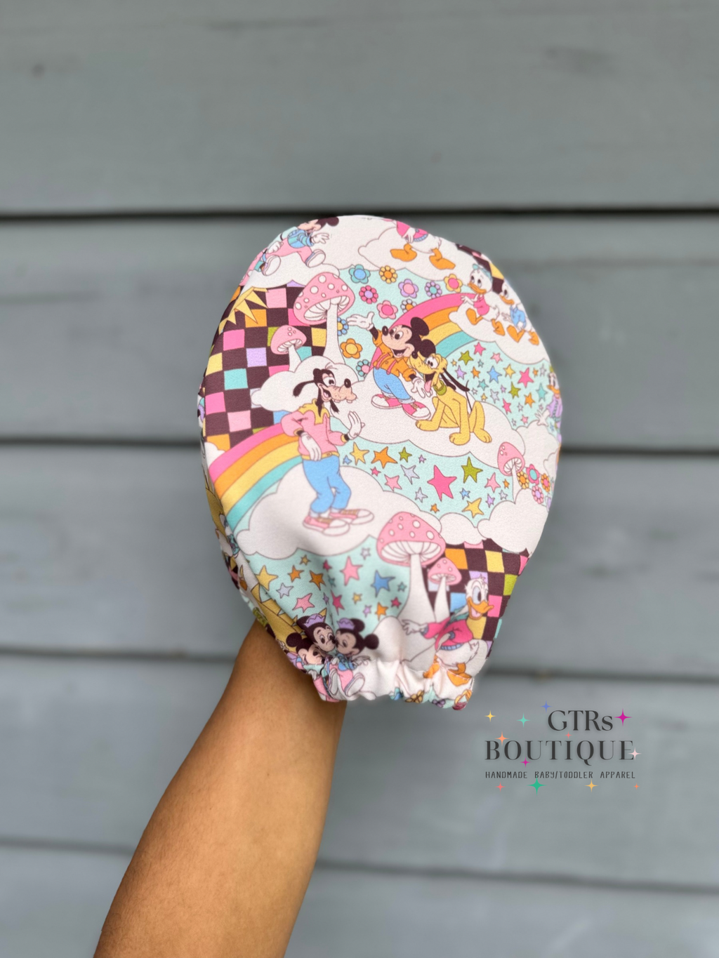 Mouse and Friends scrub cap