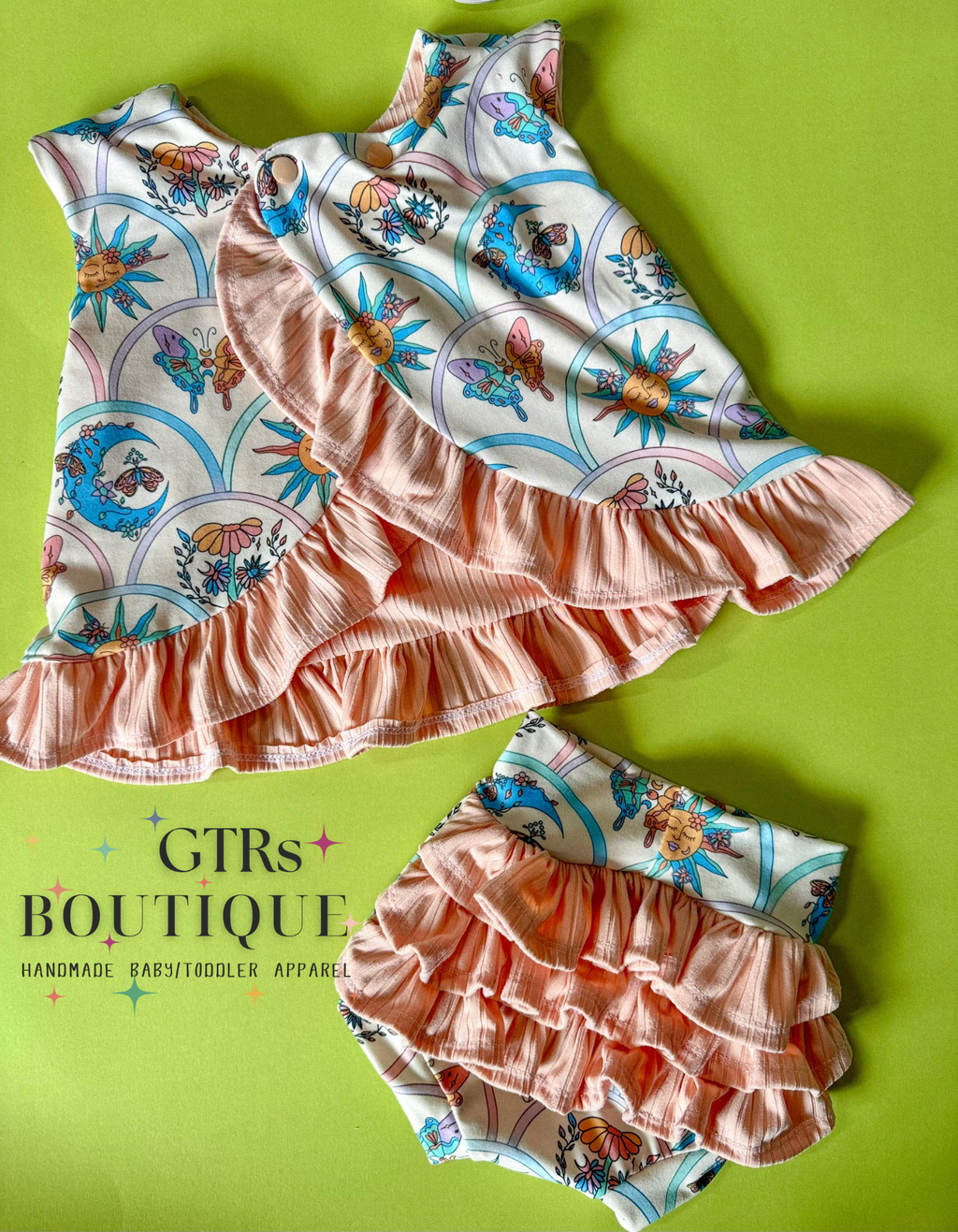 Baby 2 piece Tulip Top & Bummies