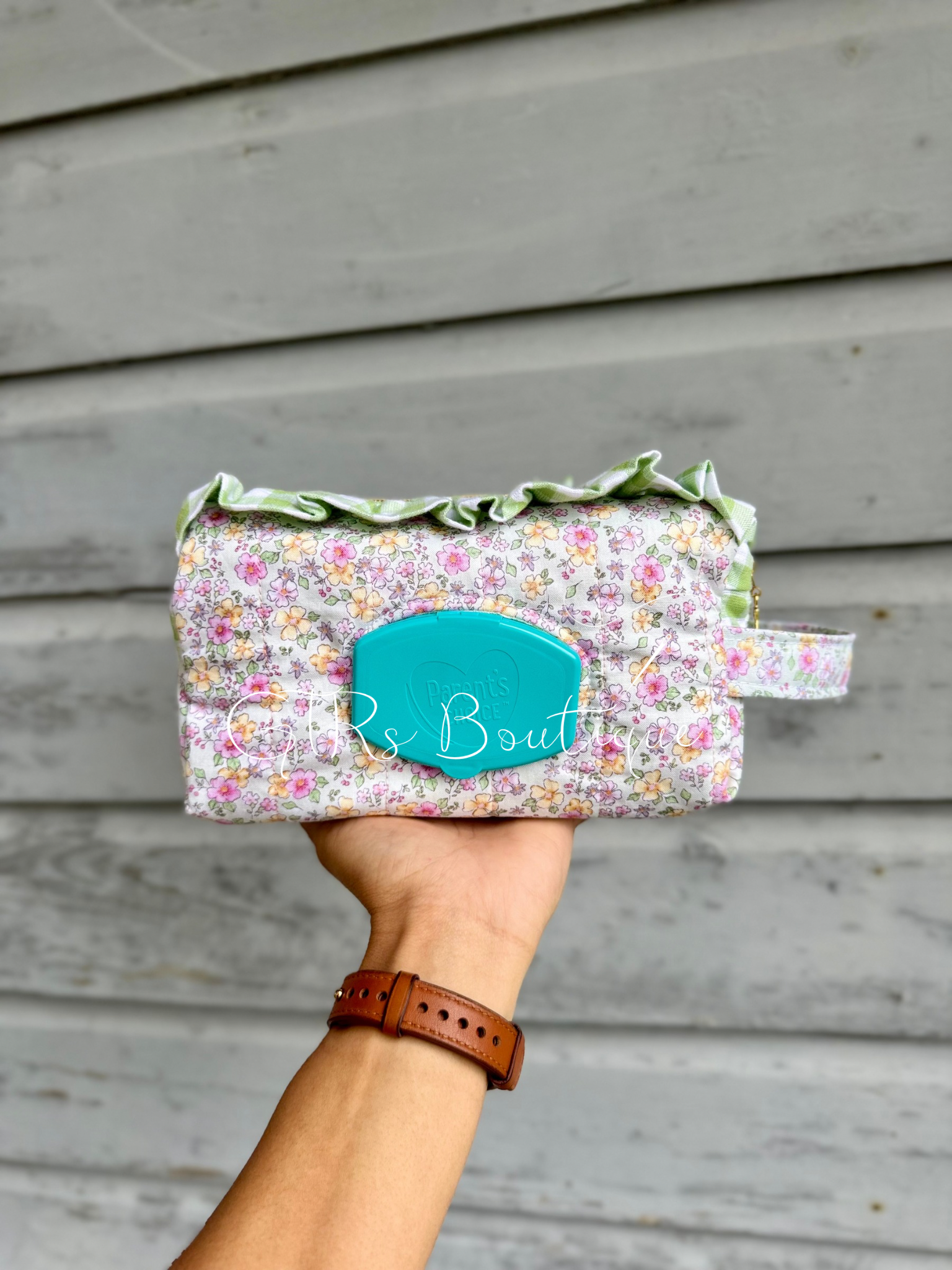 Custom Order Double zipper wipe pouch