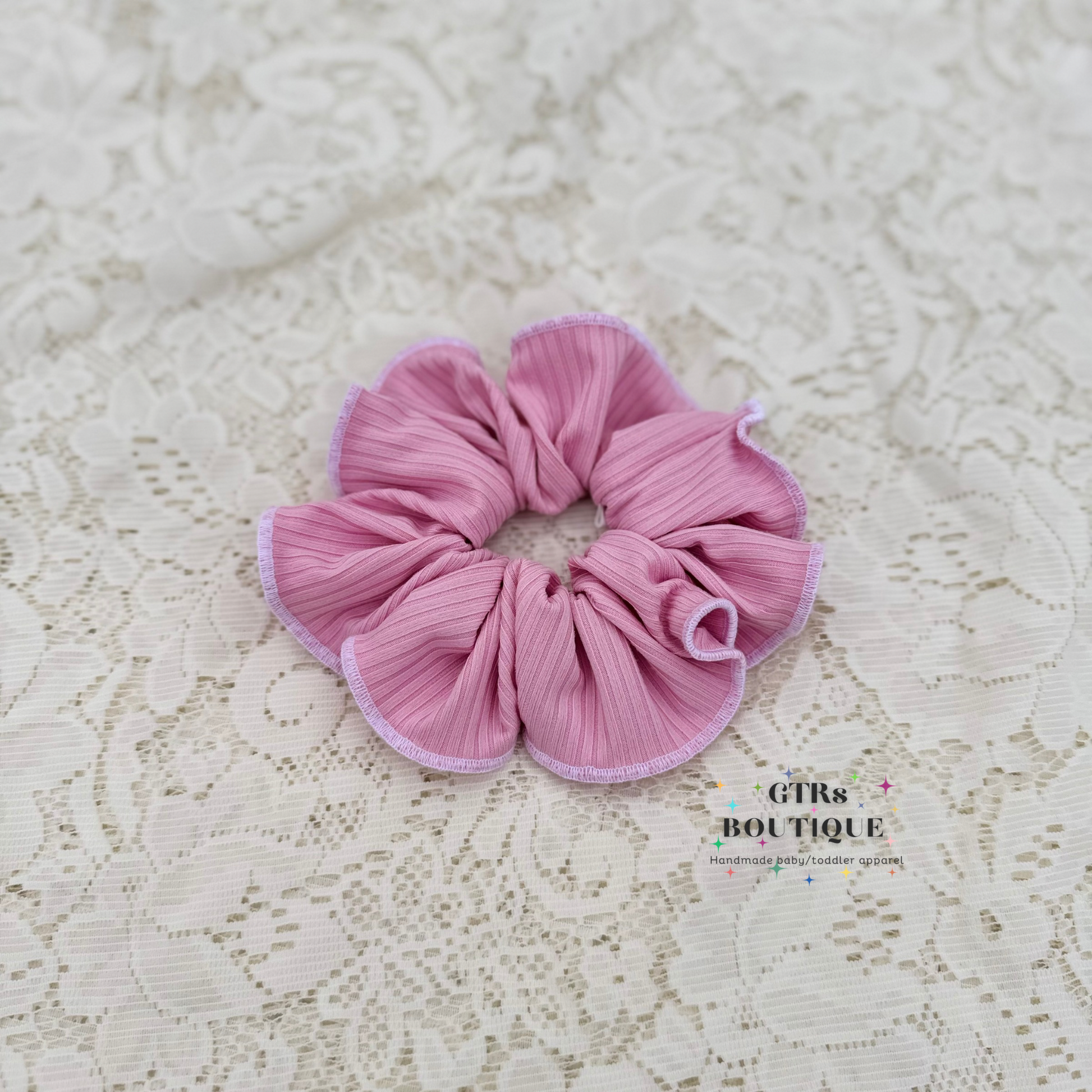Pink Hair Scrunchie