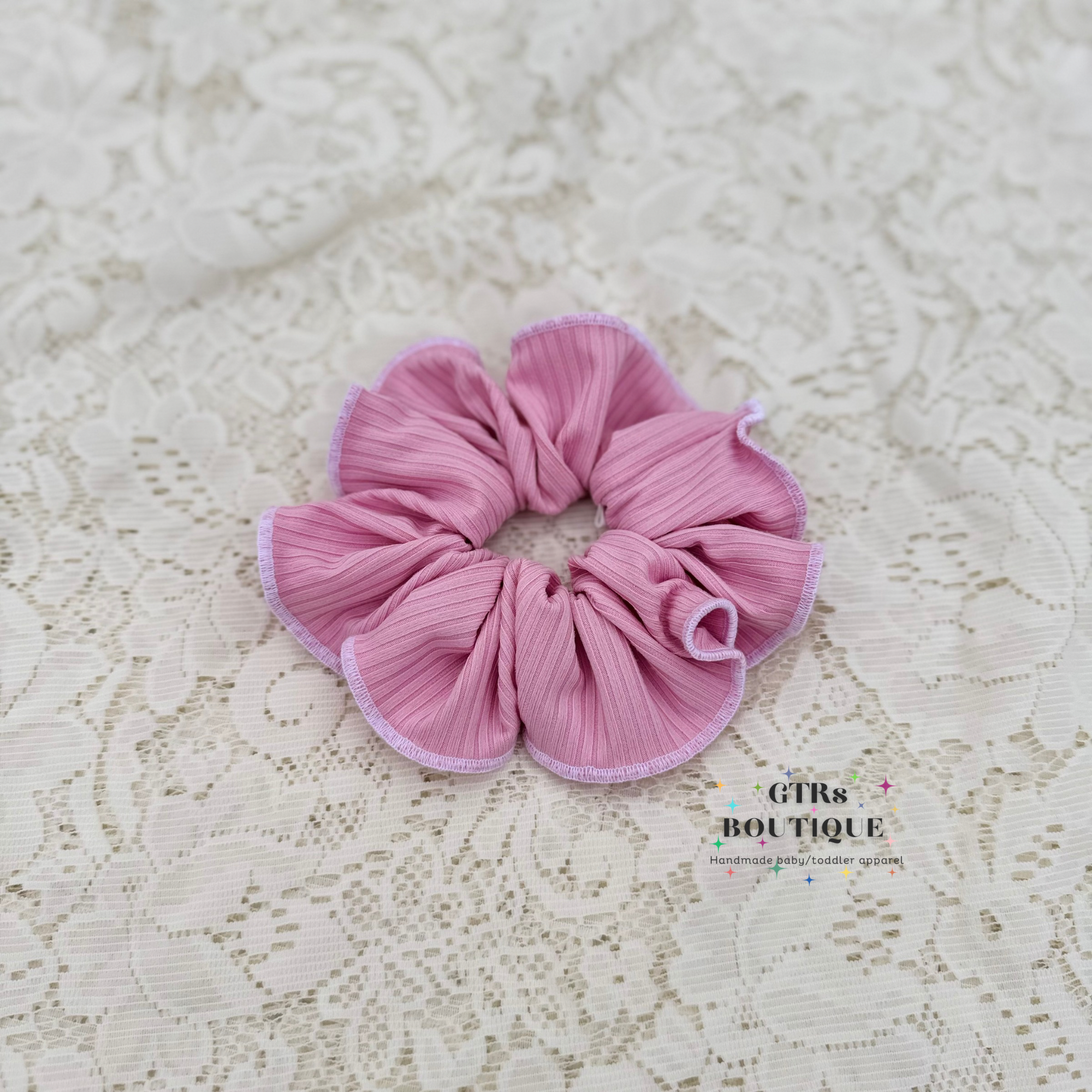 Pink Hair Scrunchie
