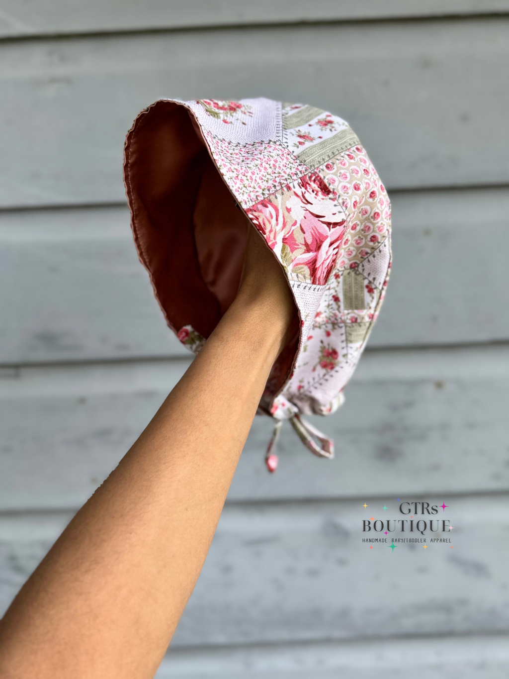 Patchwork Roses Scrub Cap