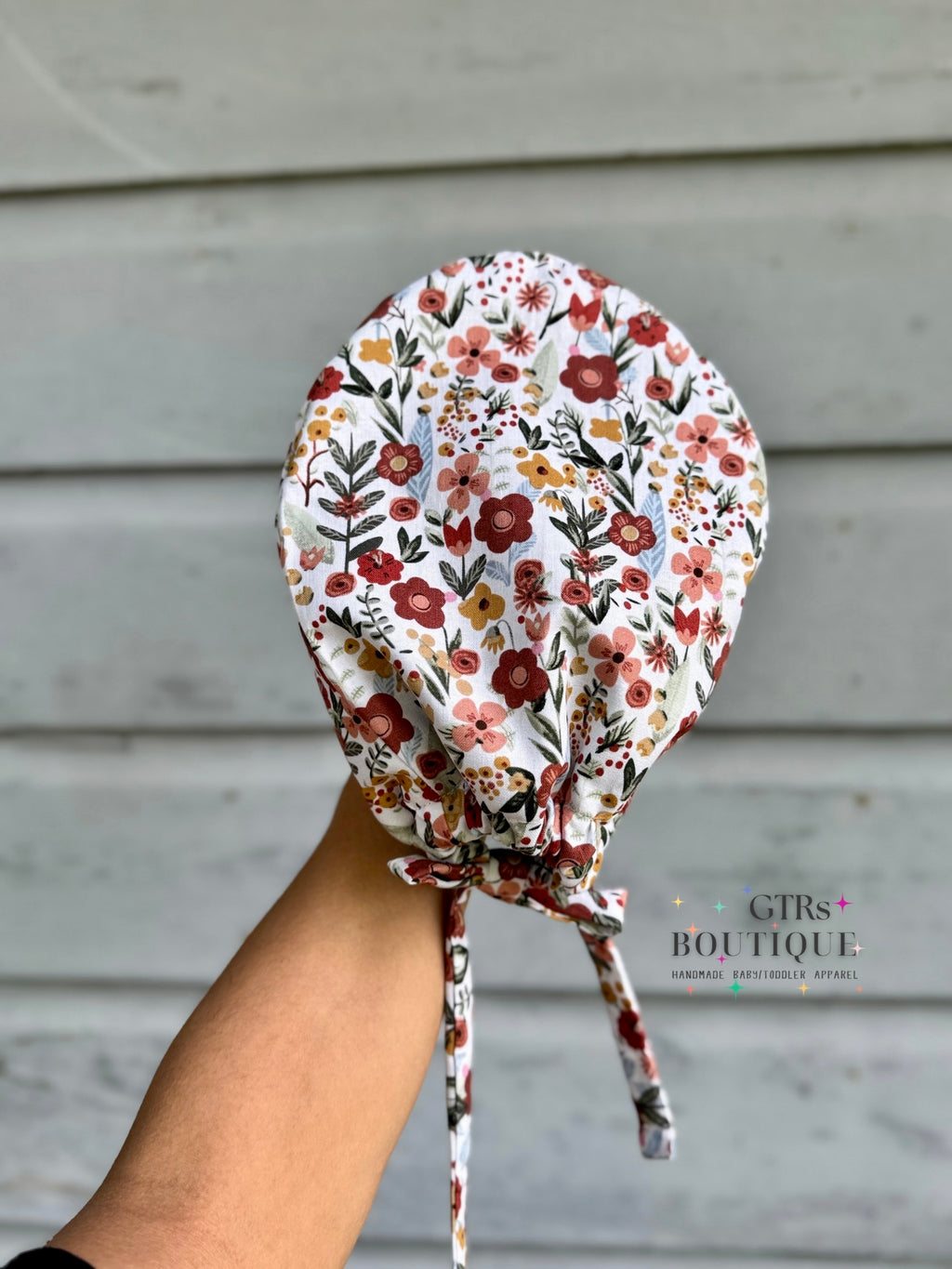Medow Florals Scrub Cap