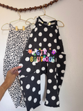 Kids Terran Romper Polka Dots & Animal print