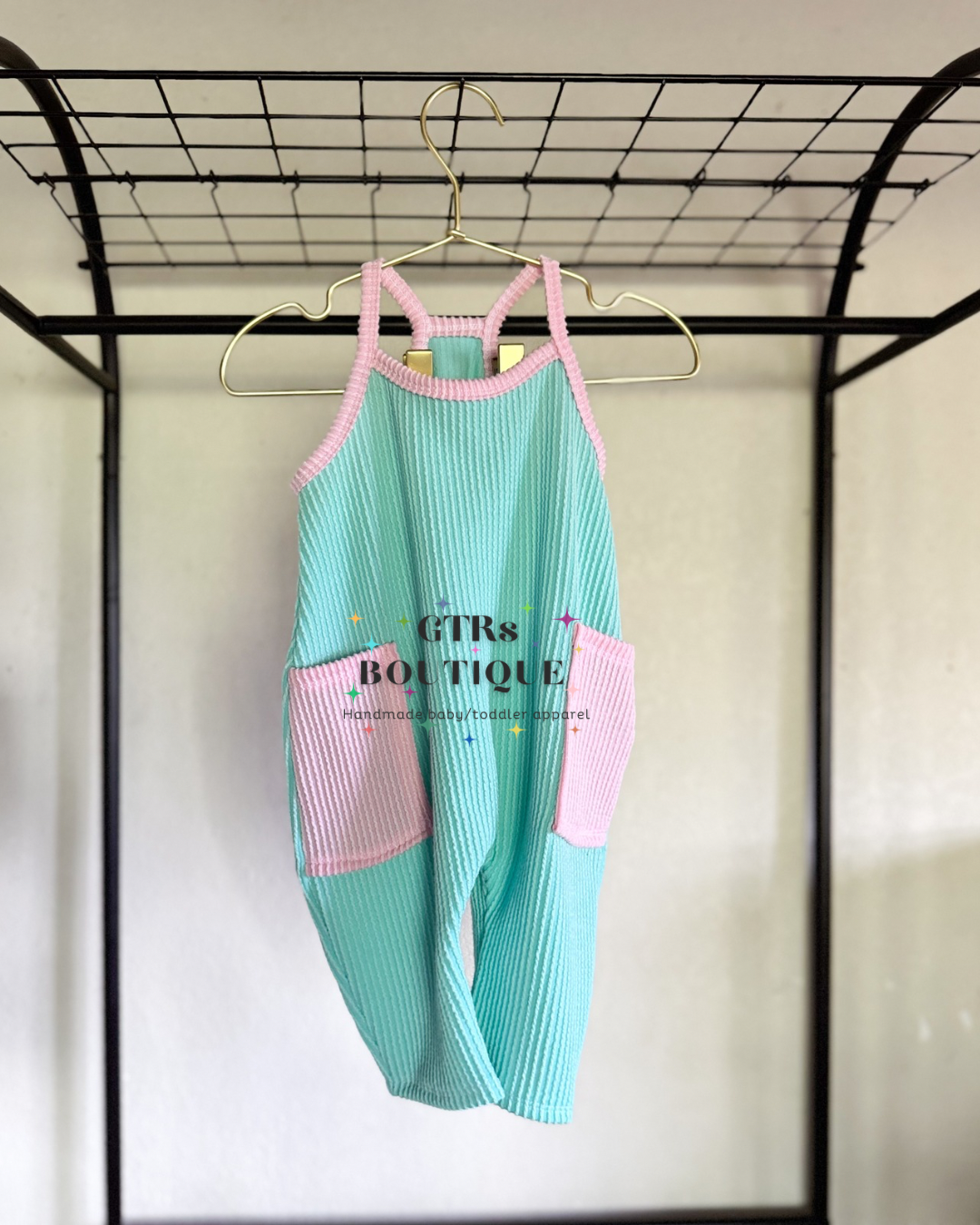 Color block Urban Rib Knit Romper, Baby & Toddler Terran Rompe