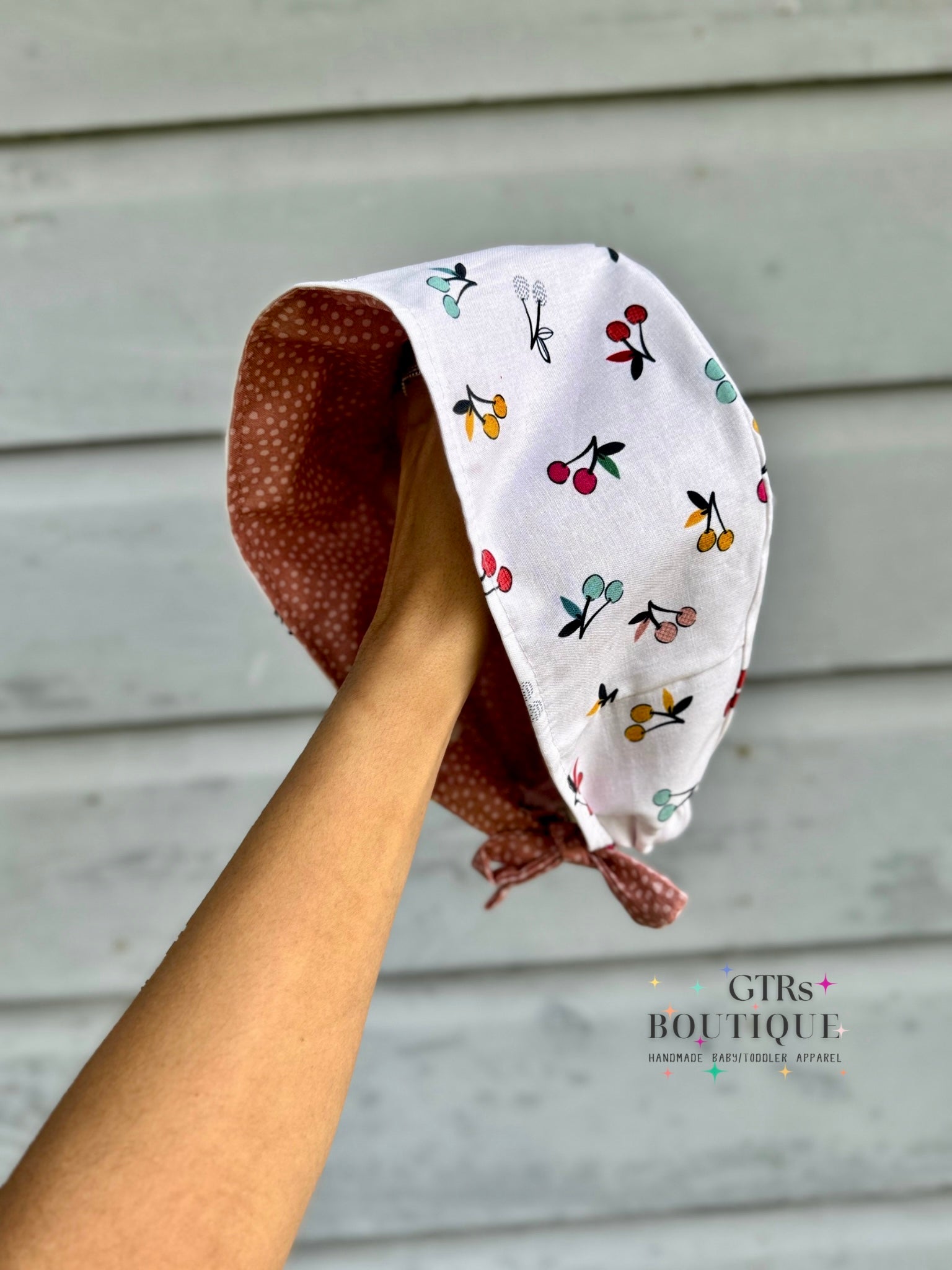 Cherries Scrub Cap
