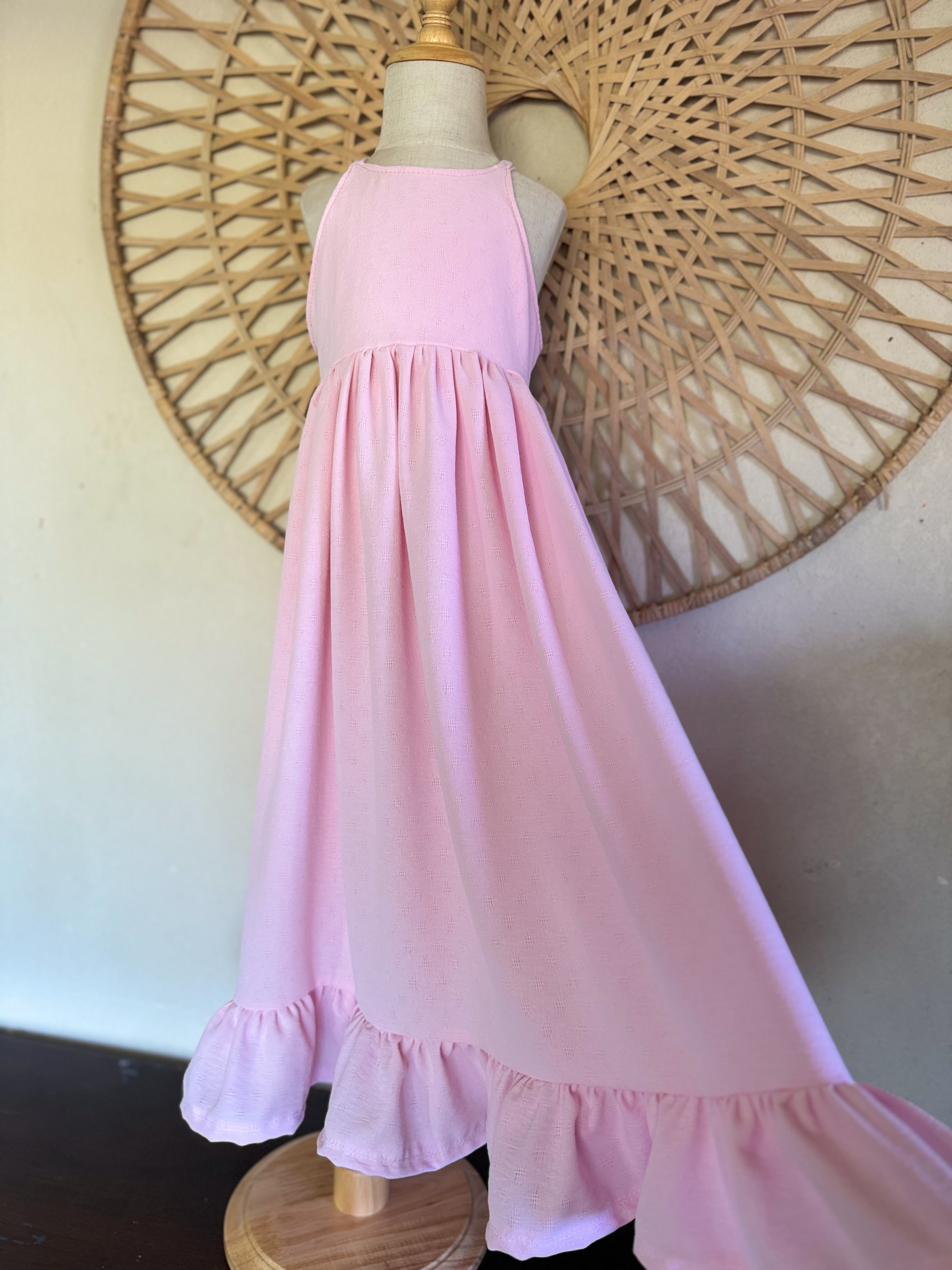 Kids Blue Maxi Amsterdam dress