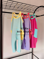 Color block romper, baby & toddler romper