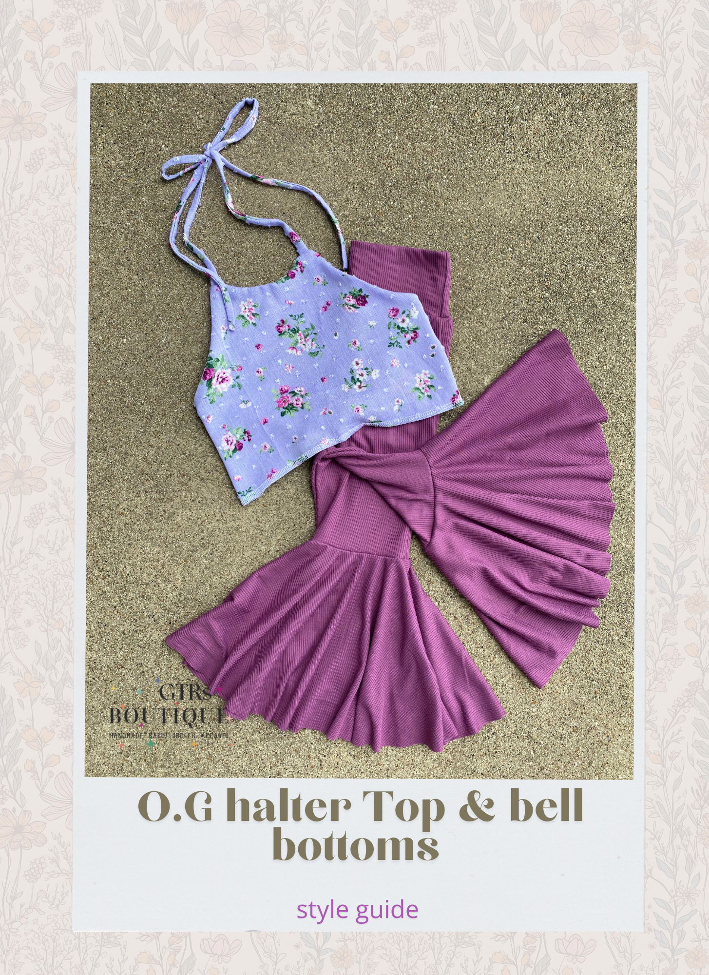 O.G halter top & bells
