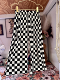Kids checkered palazzo pants