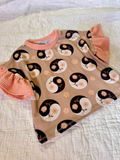 Kids ruffle dolman tee size 3