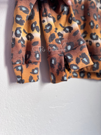 Mom animal print dolman Long sleeve tee size small