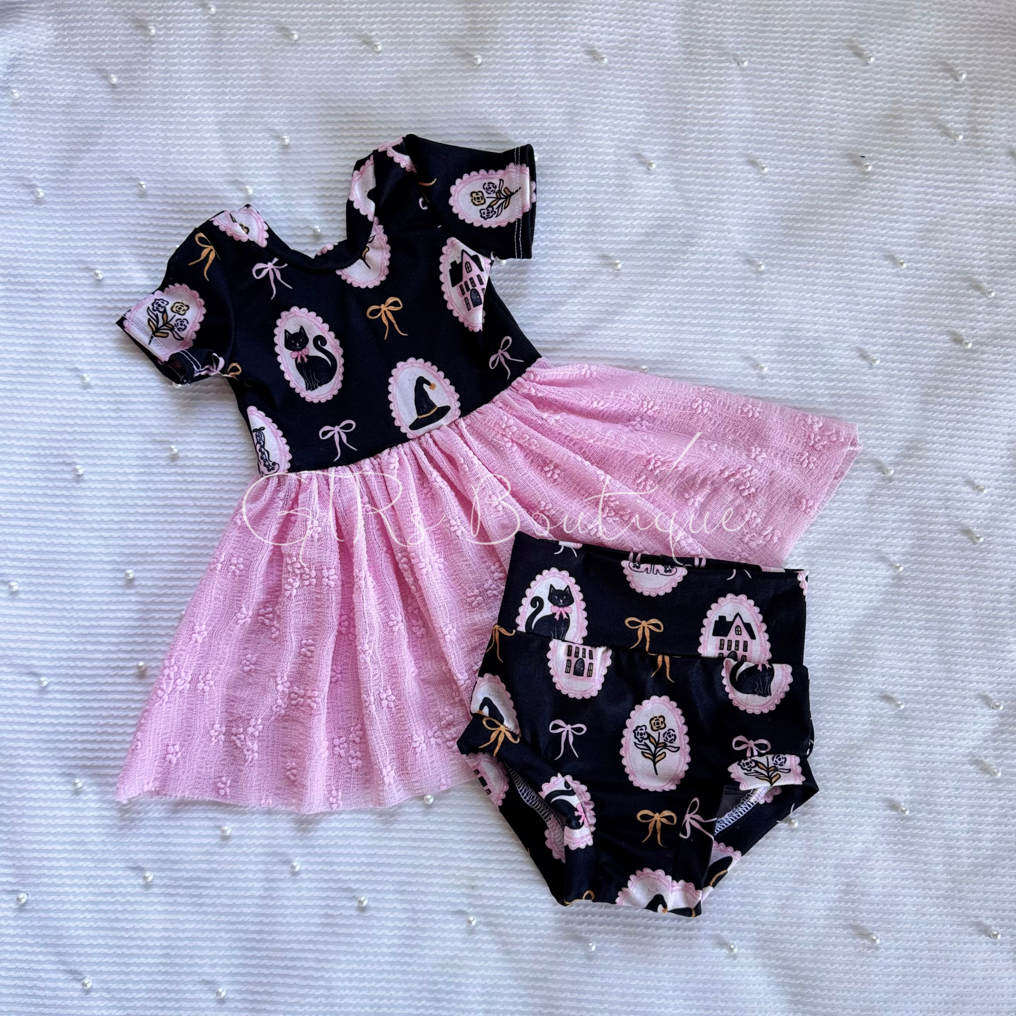 Black Cat Baby outfit