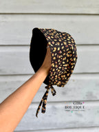 Fall Tiny Flowers Scrub Cap