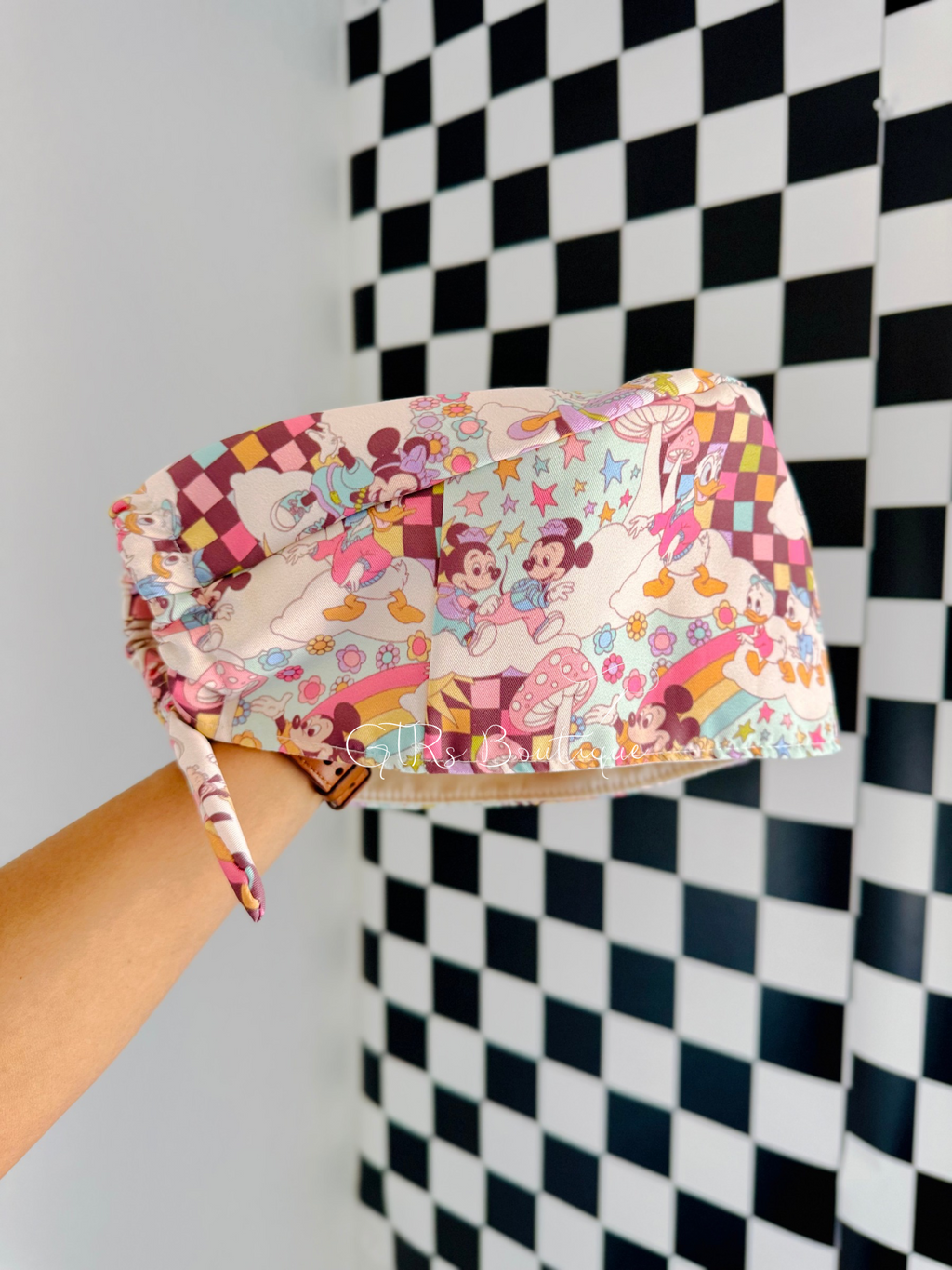 Satin lined scrub cap