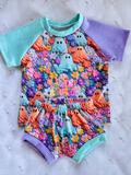 Colorful ghost baby outfit