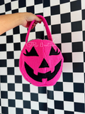 Fabric Halloween bucket bag