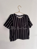 Basic tee modest crop size 8