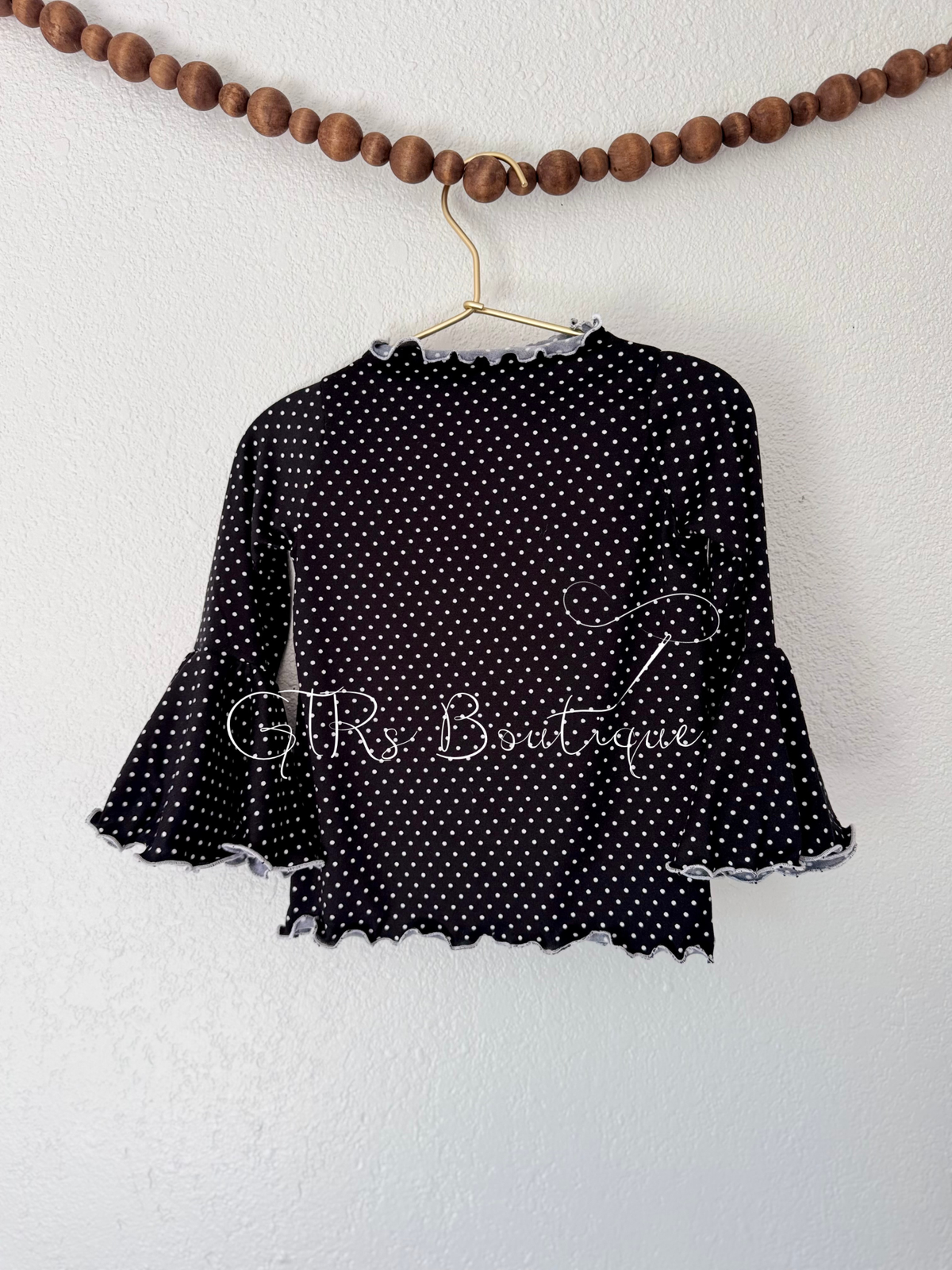 Mock neck bell sleeve top size 18/24m