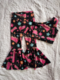 Baby bell bottoms set size 18/24m
