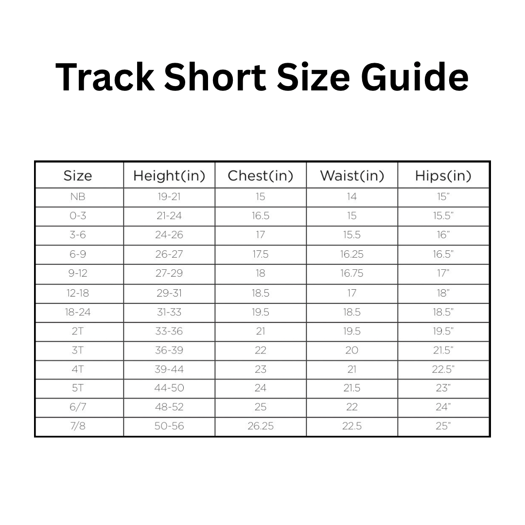 Retro Track Shorts for Kids