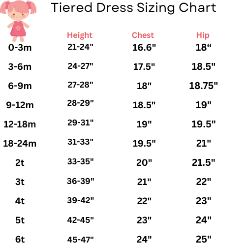 Kids Tiered Dress WildFlowers