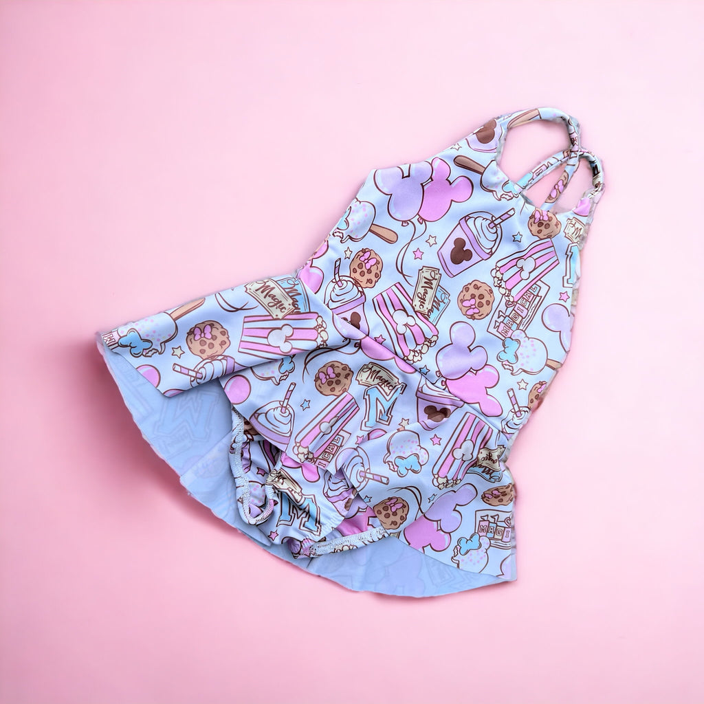 Magical Park Skirted Swim Leo