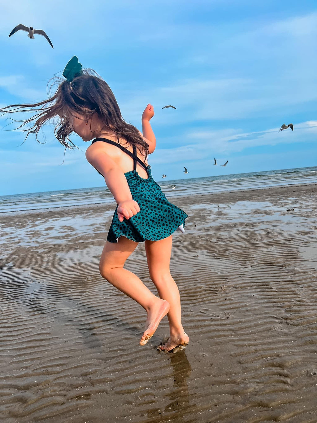 Spotted Skirted Swim Leo