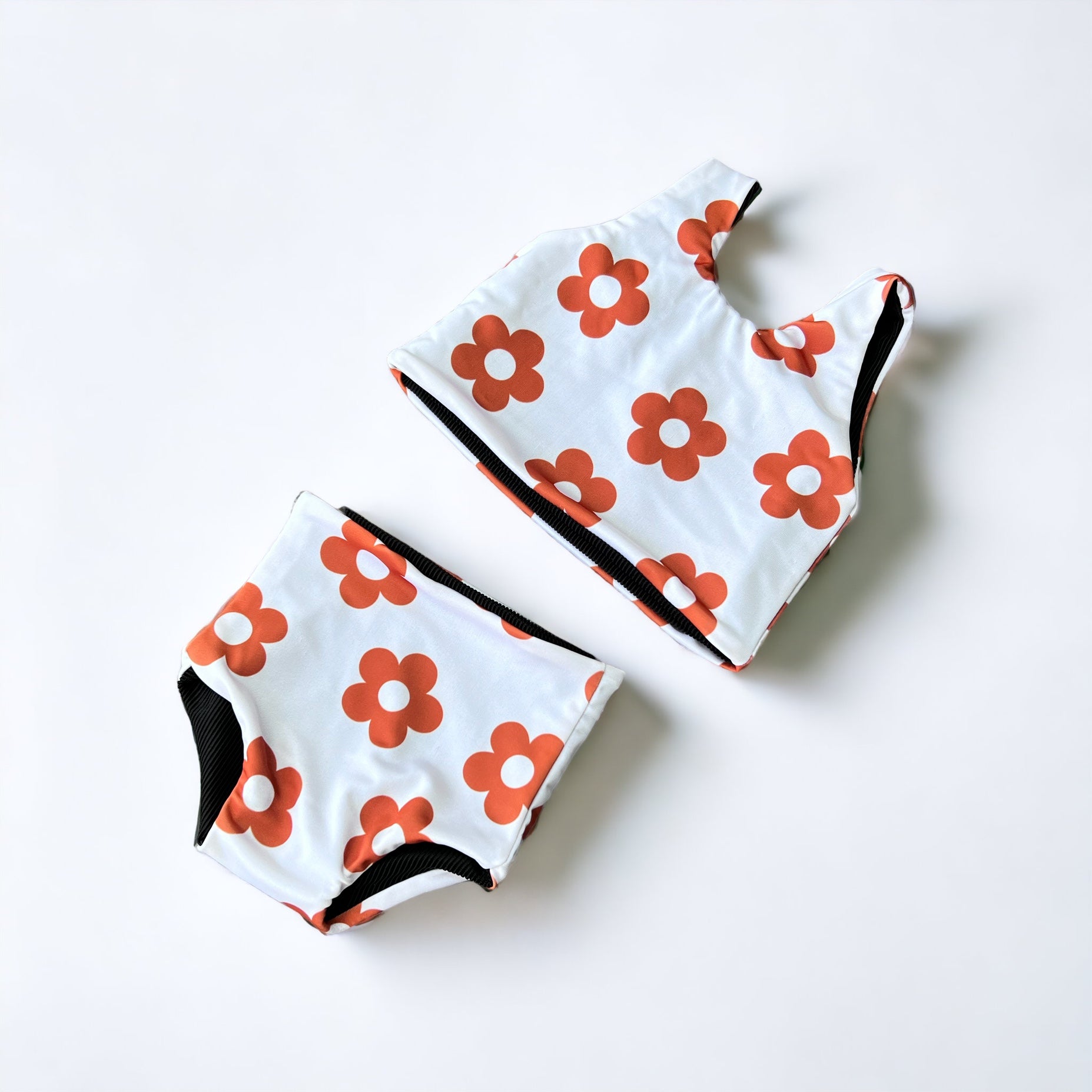 Rust Daisies  Swim Set